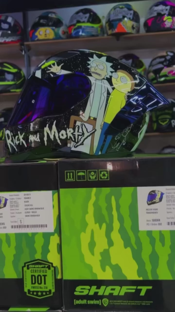 Casco Integral Shaft 562 Rick And Morty Edicion 3